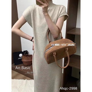 VÁY LEN SUÔNG TAY HẾN CỔ CAO BASIC QCCC