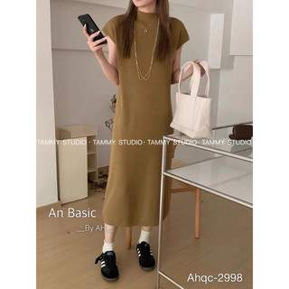 VÁY LEN SUÔNG TAY HẾN CỔ CAO BASIC QCCC