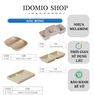 Chén Nước Chấm Màu Nâu Nhiều Size