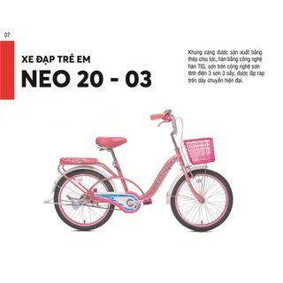 Xe đạp trẻ em neo 20-02, 20-03 - hàng chính hãng thống nhất bảo hành 5 năm.