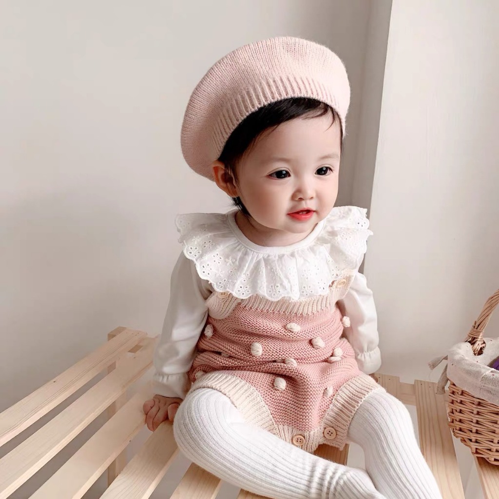 Mũ Nồi Len Thêu Tên cho bé style hàn quốc đáng yêu ngộ nghĩnh