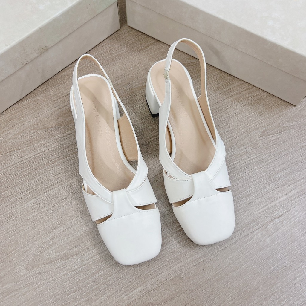 Giày búp bê nữ quai hậu da mềm 4cm tôn dáng nhẹ nhàng