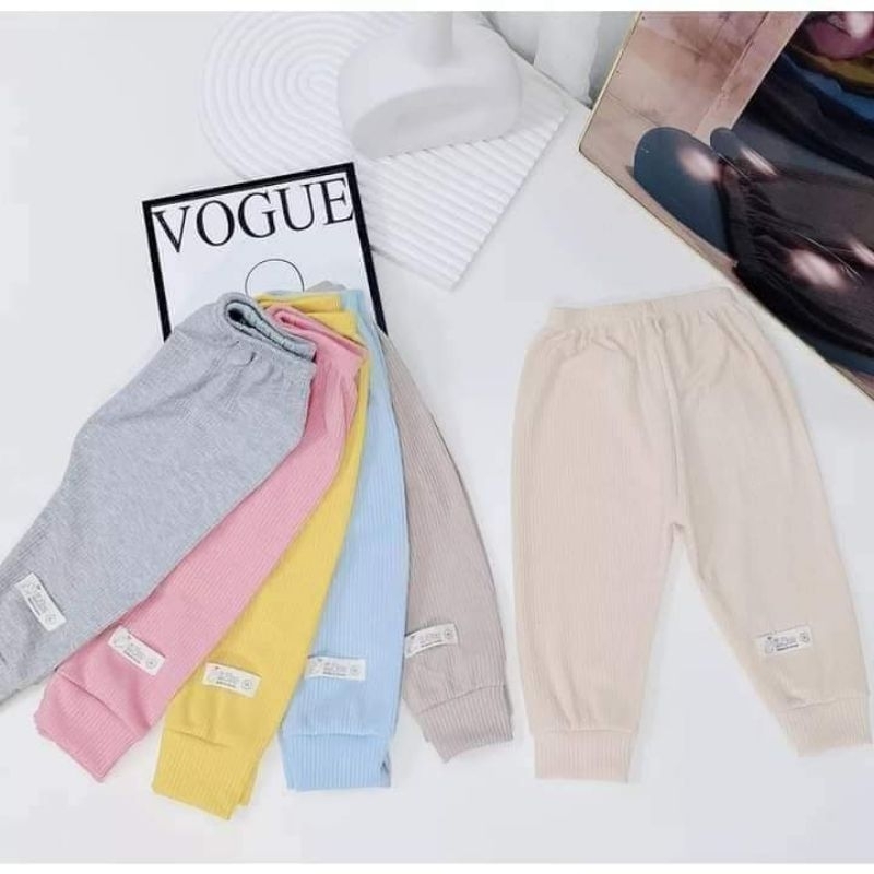 Combo 5 quần thu đông chất Len tăm mềm co giãn tốt cho bé trai gái 4/16kg