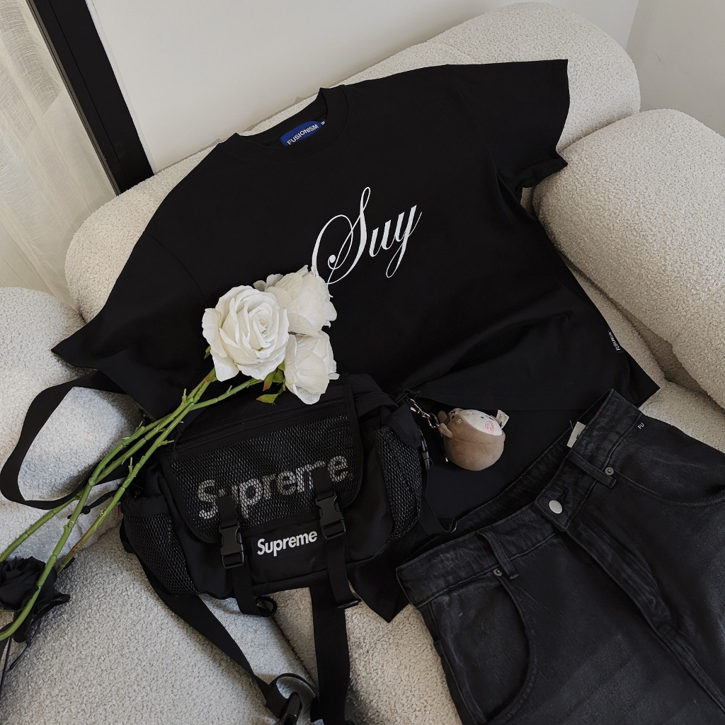 Áo thun Suy - Màu Đen - Unisex - Form Boxy