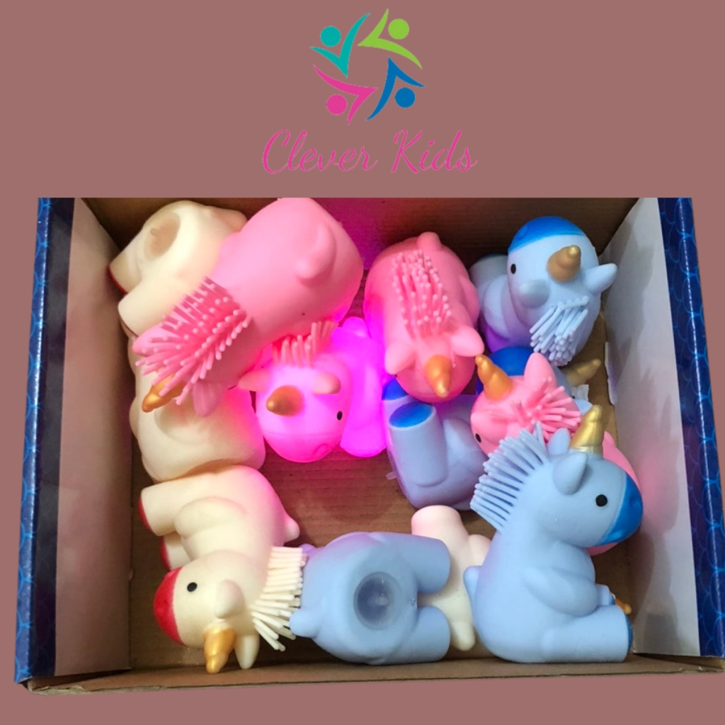 Thú bóp xả stress phát sáng Đồ chơi thú mochi squishy