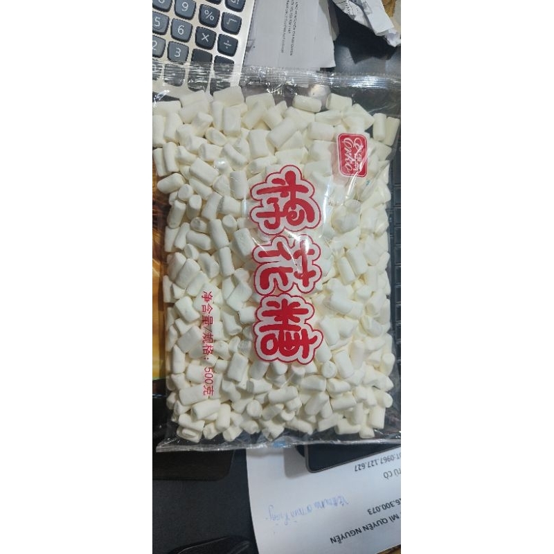 Kẹo Marshmallow trắng túi 500g