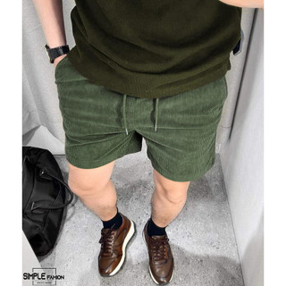 Quần Short Đùi Nhung Tăm Nam Nữ SIMPLE Form Slimfit Chất Mát Mẻ, Trẻ Trung