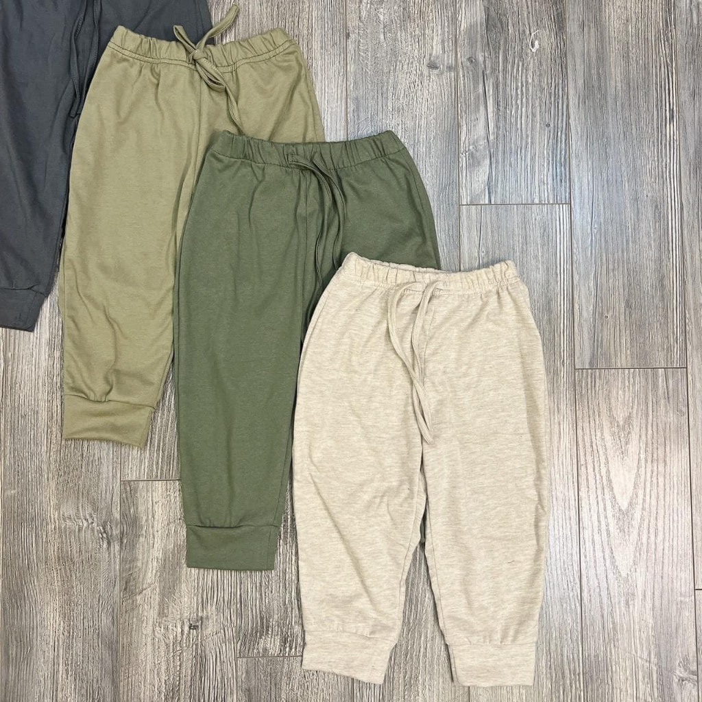 SET 5 QUẦN RÚT DÂY COTTON CHO BÉ