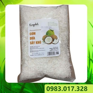 Cơm dừa sấy khô dang sợi trang trí bánh