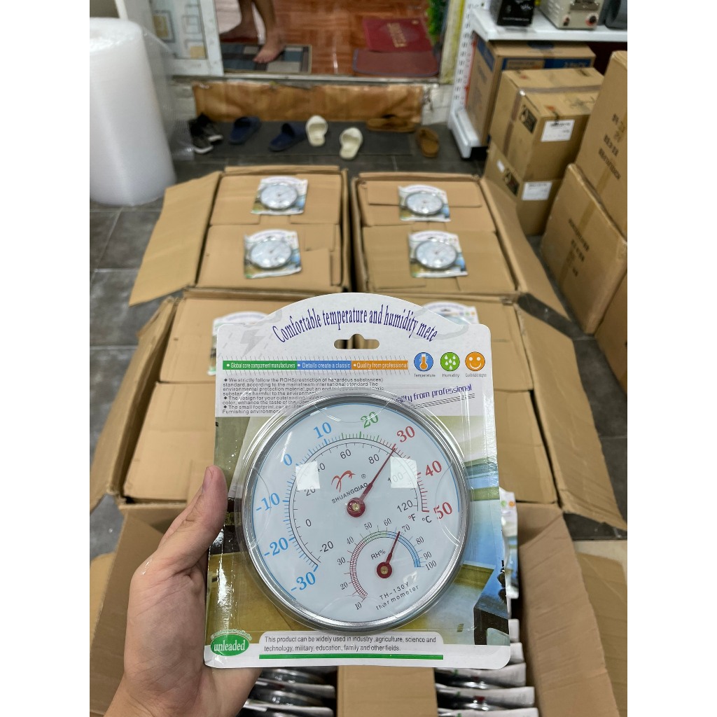 Nhiệt ẩm kế cao cấp kim sắt, Ẩm kế treo phòng