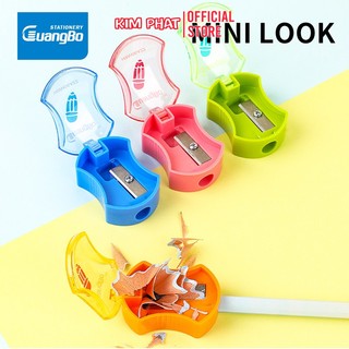 Gọt bút chì, chuốt viết chì guangbo hwh06422 có nắp đậy vệ sinh sạch sẽ