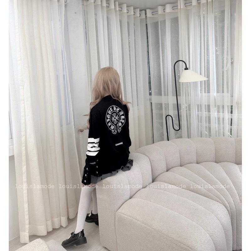 Áo Khoác Cardigan Chorme Chữ Thập Chất Vải Len Cao Cấp , Áo Khoác Nữ Siêu Xinh