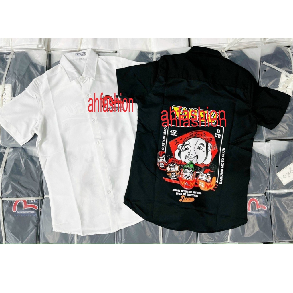 Áo sơ mi nam đẹp tay dài hàn quốc in BBR vải lụa mịn chống nhăn giá rẻ-AHFASHION