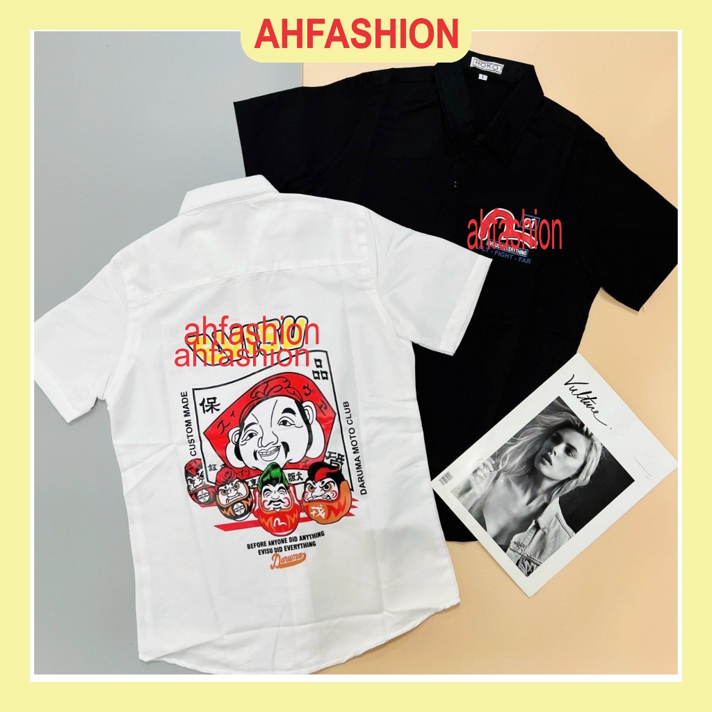Áo sơ mi nam đẹp tay dài hàn quốc in BBR vải lụa mịn chống nhăn giá rẻ-AHFASHION