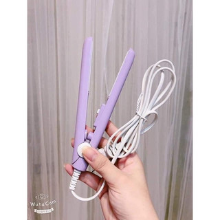Máy duỗi tóc - ép tóc - làm xoăn tóc - uốn tóc mini hottrend phiên bản mới