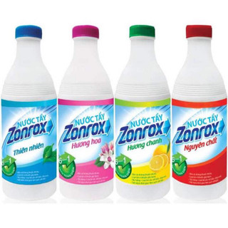 Nước tẩy trắng quần áo zonrox 1l