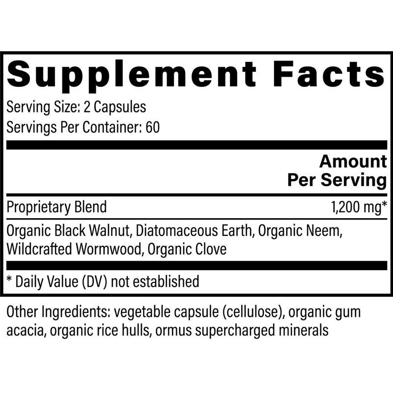 VIÊN DIỆT KÝ SINH TRÙNG PARATREX 120 viên - GLOBAL HEALING