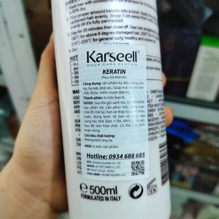 Phục hồi Keratin tóc nát – Karseell Maca - 500ml