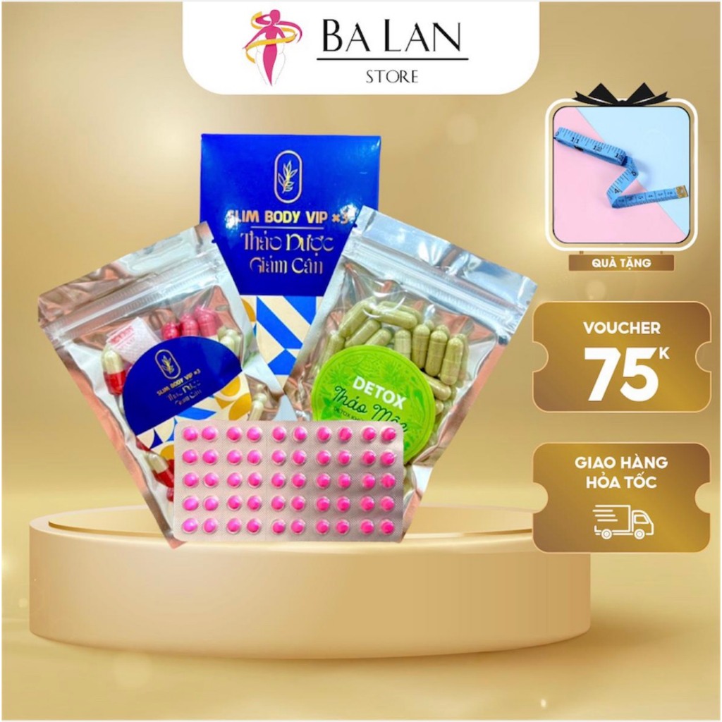 Combo Giảm Cân Cấp tốc siêu mạnh dành cho cơ địa lờn mỡ cứng