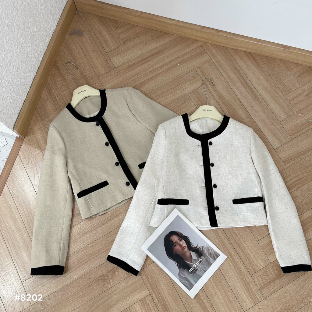 Áo khoác vải mềm mỏng nhẹ sang chảnh  - Sarang Clothing