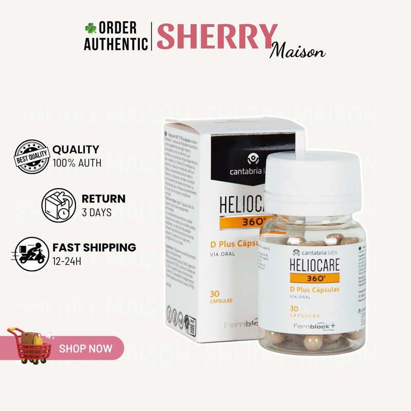 Viên uống chống nắng Heliocare D Plus 30v