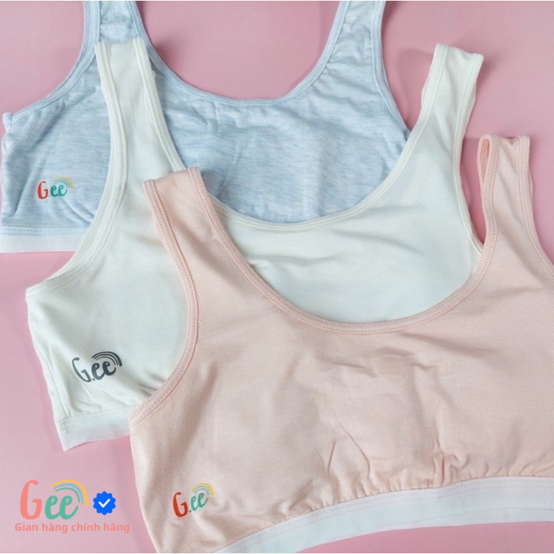 Áo lá, áo lót, áo ngực, bra bé gái dậy thì sợi tre kháng khuẩn mềm mại