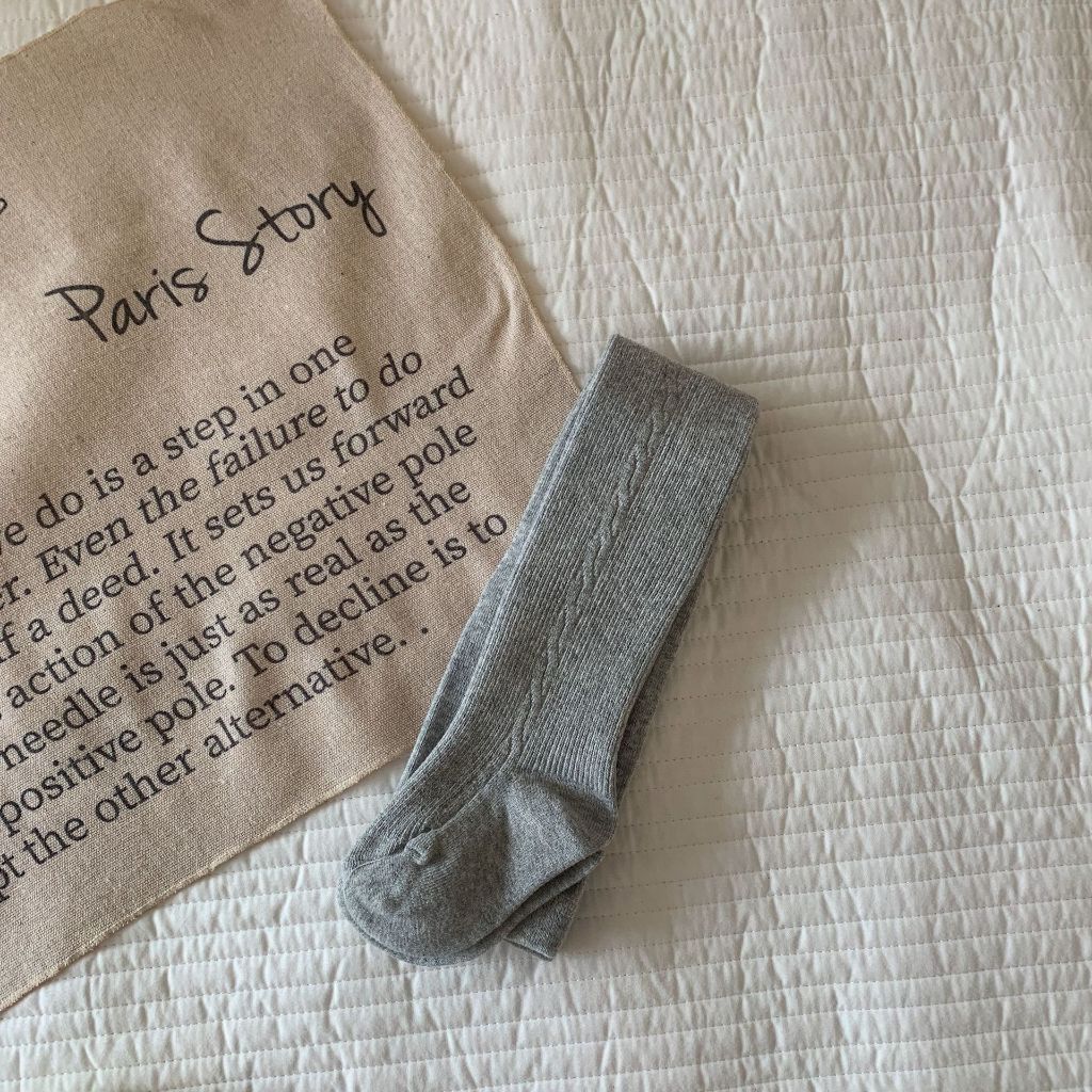 Quần tất Cotton màu trơn cho bé