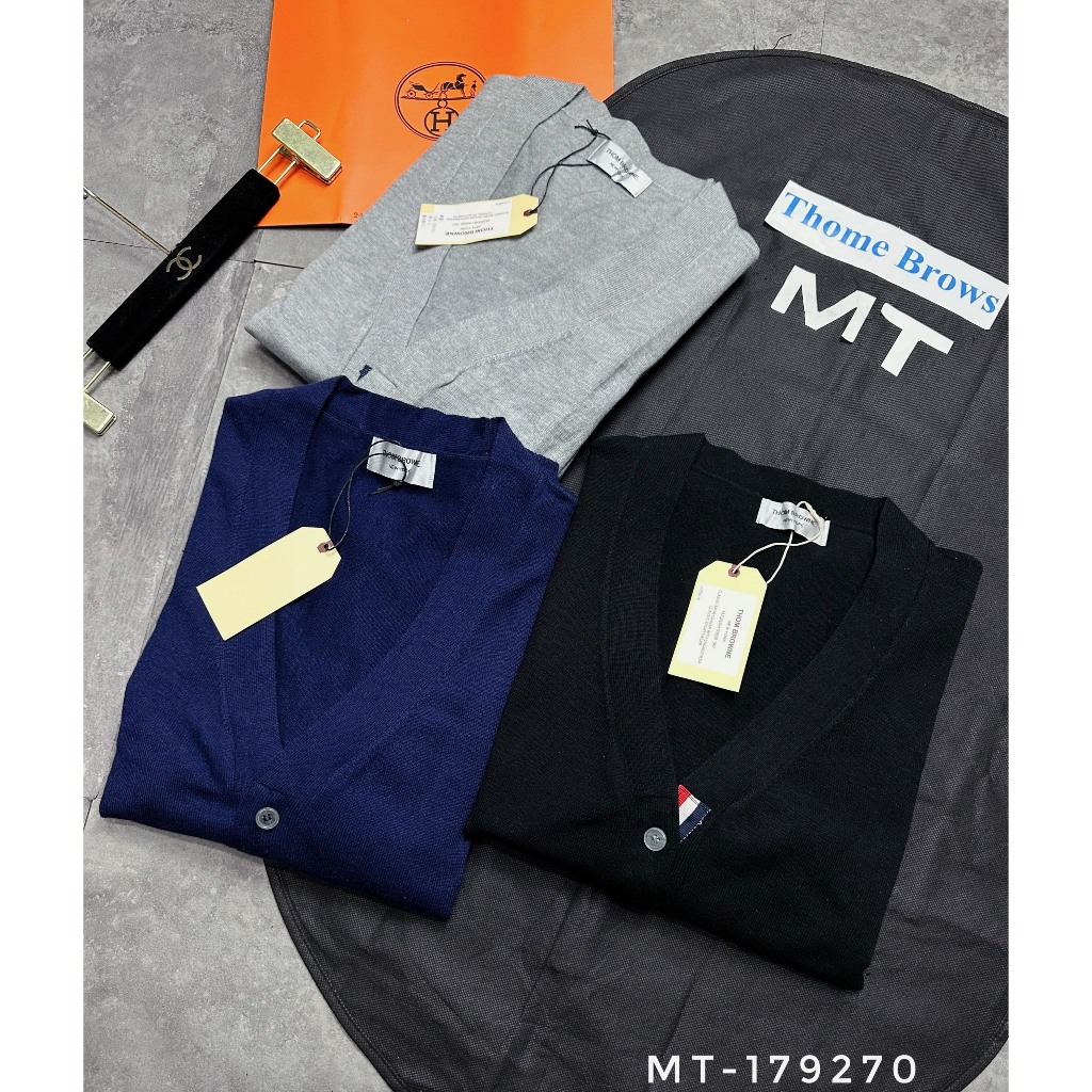 Áo Khoác Cardigan Nam Thôm Bờ Rao Phối 4 Vạch Tay Siêu Đẹp - Áo Khoác Cardigan Nam Nữ Thôm Bờ Rao Cao Cấp