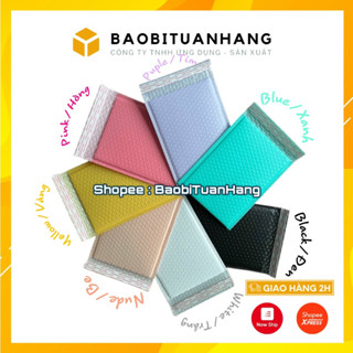 combo 20 Túi Gói Hàng Niêm Phong , Túi Bóng Khí Chống Sốc  màu HỒNG, TRẮNG,BE ,TÍm