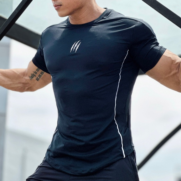 ÁO CHẠY VIỀN - ÁO THUN TẬP GYM GYMSQUAD POLYESTER Co giãn 4 chiều, thoáng khí