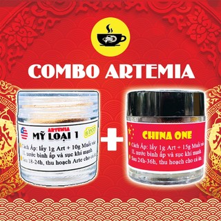 🦐Artemia Mỹ loại 1 - Hủ nhỏ - Thức ăn cá mới đẻ 🐣
