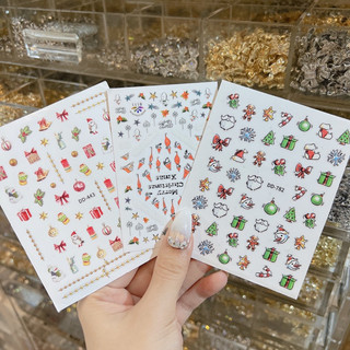 Sticker noel- giáng sinh-Pk trang trí móng-tib nail
