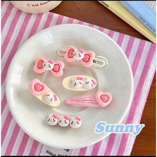 Séc kẹp tóc 6 chi tiết đẹp như hình, kẹp tóc, cài áo đều xinh