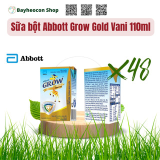 Thùng 48 hộp sữa pha sẵn Abbott Grow Gold hương Vani