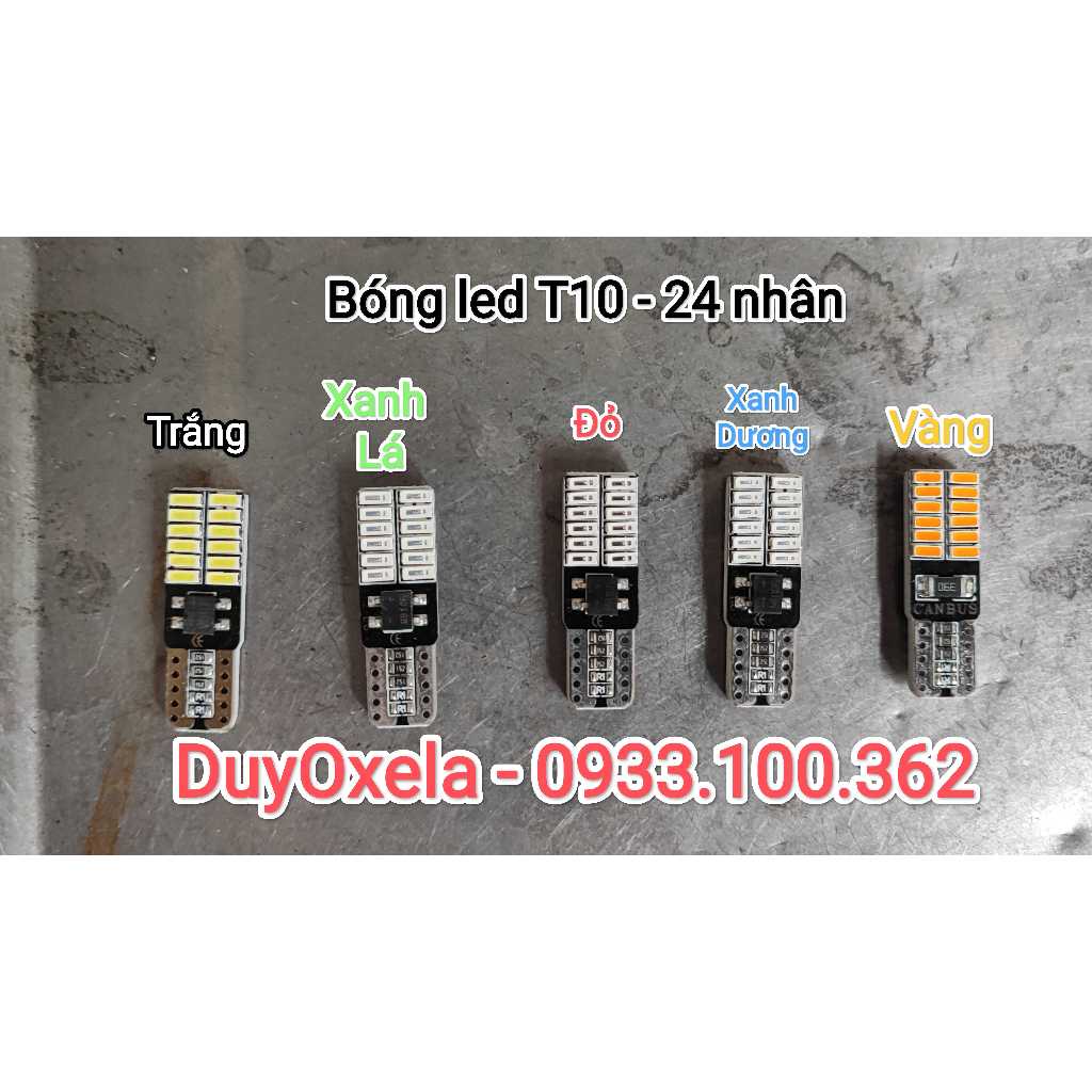 Đèn Led T10 24 nhân clip 4014