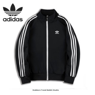 [Đủ size] Áo khoác Nam Nữ, Áo khoác thể thao 3 sọc thêu logo cổ trụ khéo khóa dáng thể thao HN