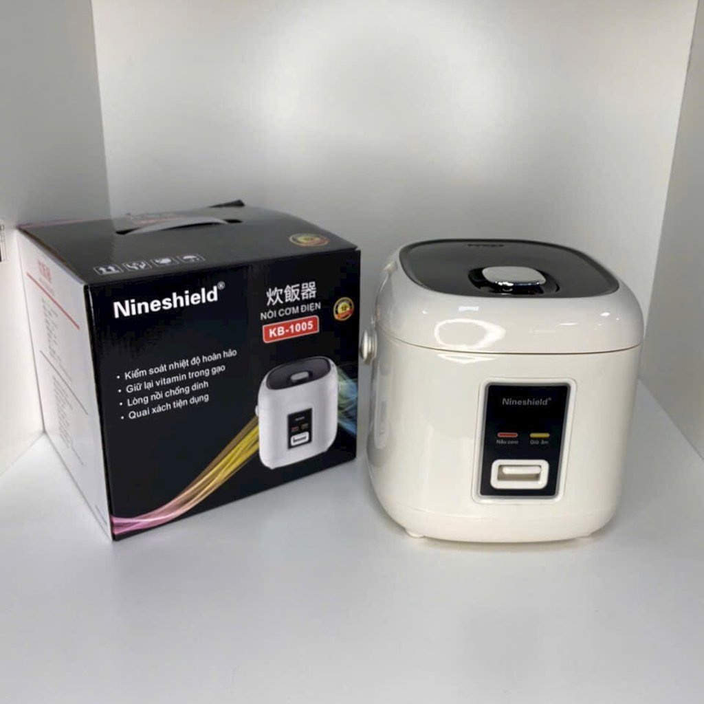 Nồi cơm điện mini 2L Ninshield KB-1005 tiện dụng - chính hãng cao cấp, Nồi cơm sinh viên ( BẢO HÀNH 12 THÁNG) .