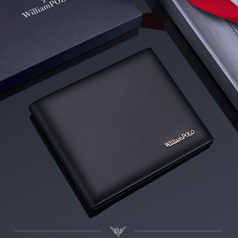 Combo ví nam cao cấp , thắt lưng nam hàng hiệu WilliamPOLO - POLO 2722P - POLO 211556