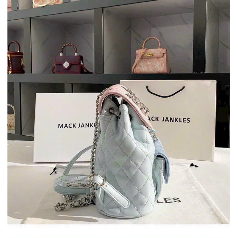 Balo trung phối 2 màu thời trang