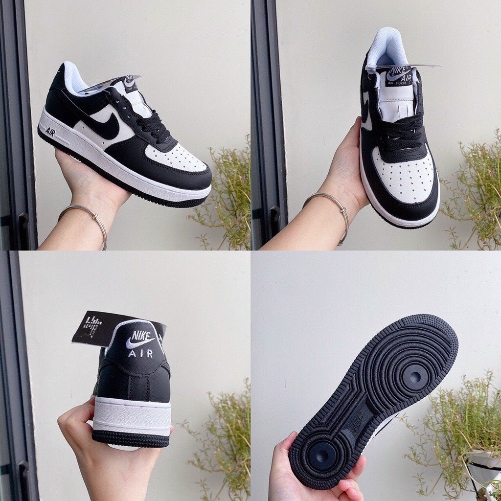 Giày _Nike Sneaker Force 1 Panda Cao Cấp , Giày AF1 Panda Bản White Black Cực Chất