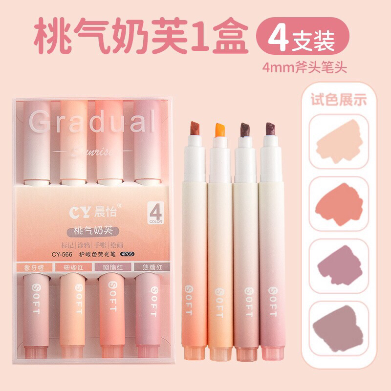 SET BÚT HIGHLIGHT PASTEL DÀNH CHO DÂN VĂN PHÒNG, HỌC SINH