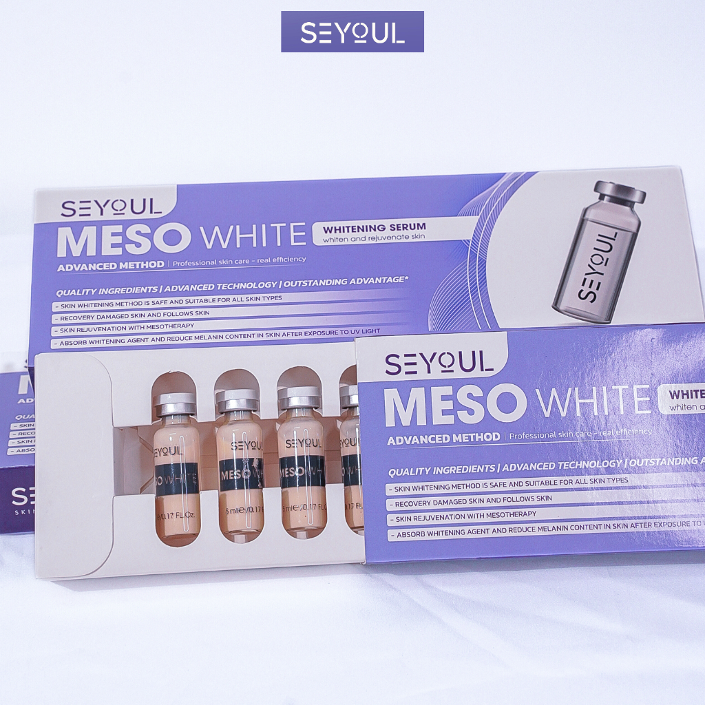 Serum Dưỡng Trắng Da Meso White dưỡng ẩm tại nhà thương hiệu SEYOUL