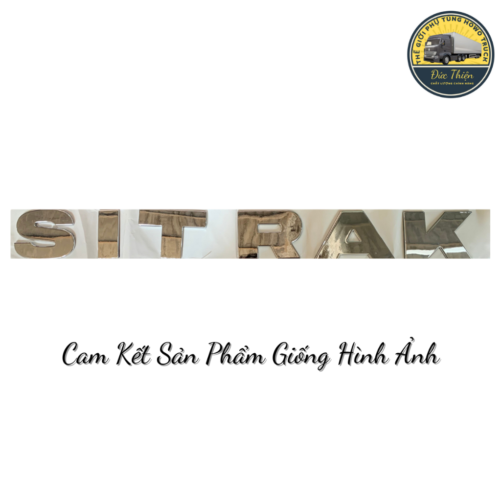 Chữ Dán SITRAK Xe Howo Chính Hãng