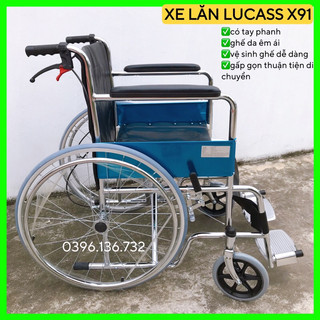 Xe lăn tay lucass x91 có tay phanh