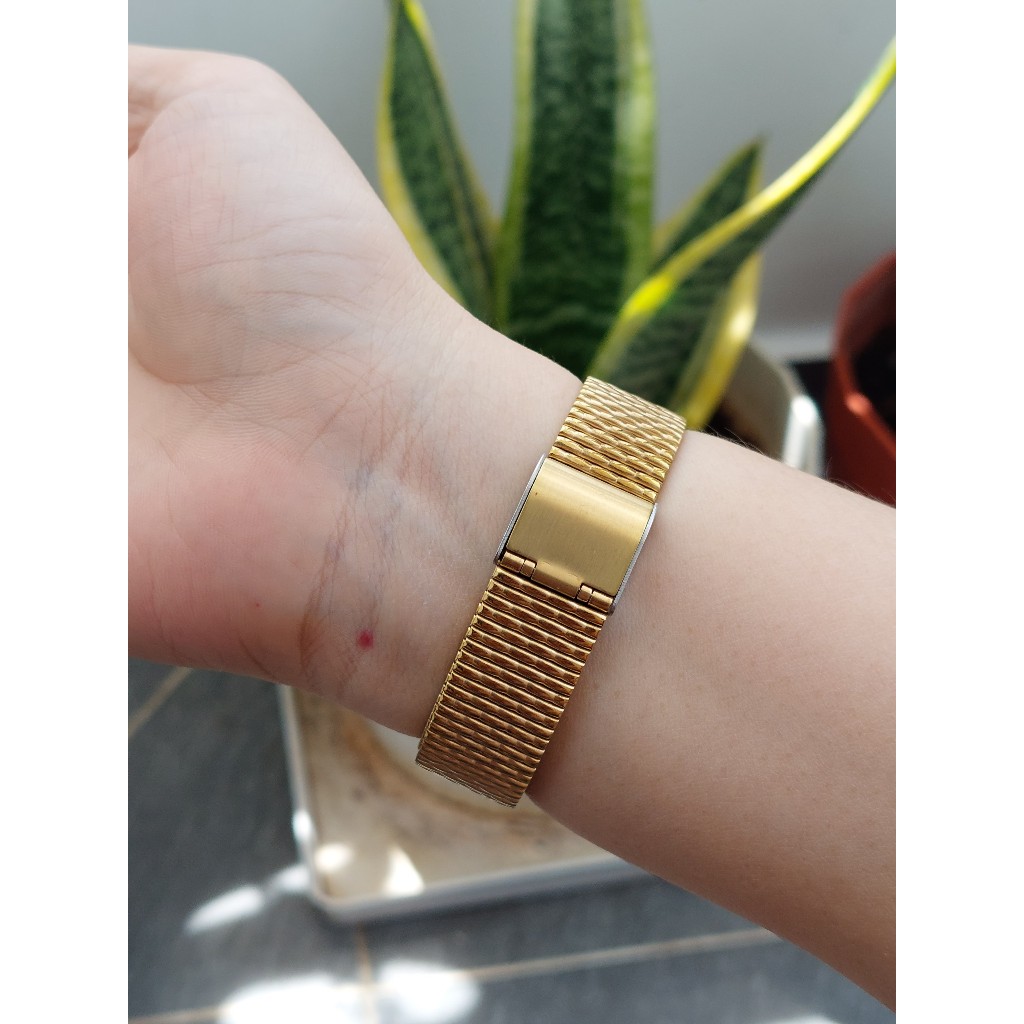 Đồng hồ nữ Seiko cao cấp mặt tank chạy pin hàng Si