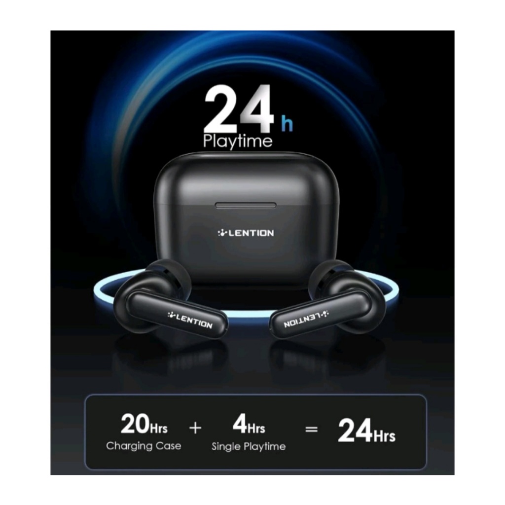 Tai nghe True Wireless LENTION T2 Có ANC , âm thanh tuyệt đỉnh, bass sâu , Bluetooth 5.1 Chính Hãng