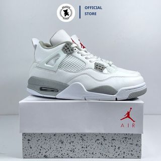 Giày air jordan 4 low white oreo tech grey ct8527-100 | fullbox - bản best quality