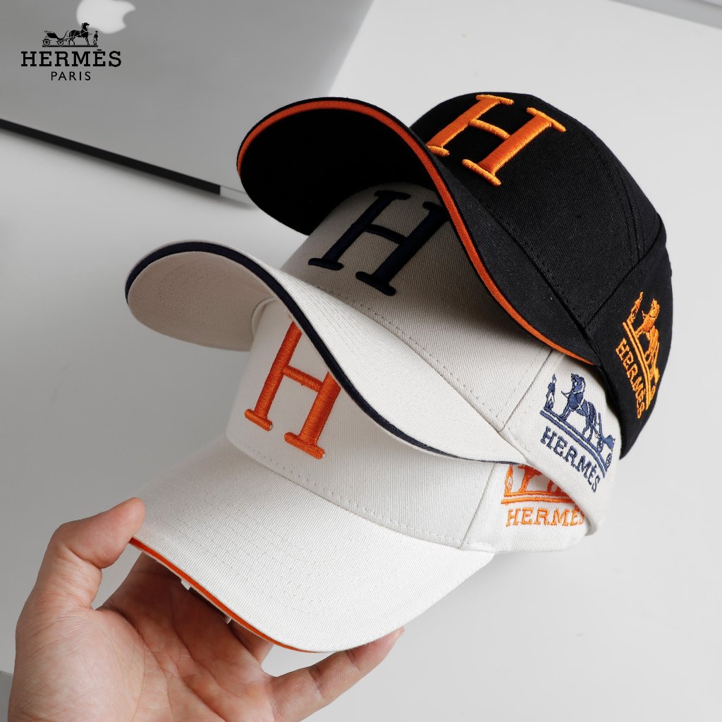 Nón lưỡi trai Hermes 3 màu CHẤT COTTON HÀN QUỐC phom mềm Nón free size ,chuẩn phom