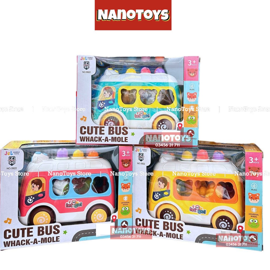 Đồ chơi đập chuột trẻ em nhiều mẫu, có nhạc và đèn siêu xinh - NANOTOYS STORE