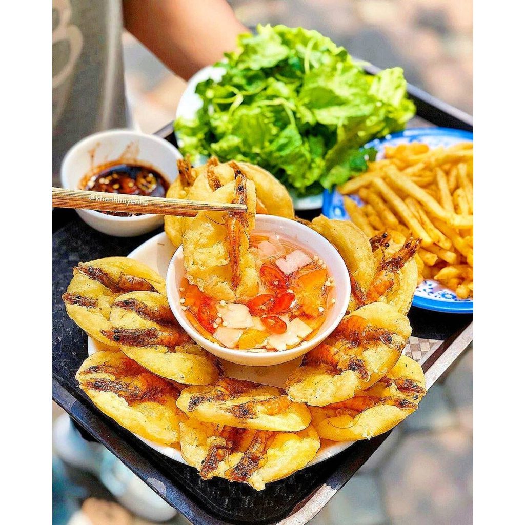 Khuôn làm bánh bánh tôm Hồ Tây lồi giữa bằng nhôm